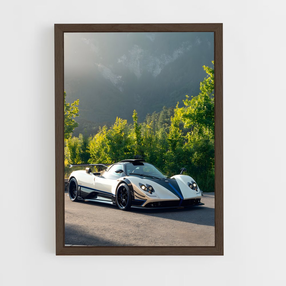 Poster Vitesse Éthérée – affiche Pagani (vue 5)